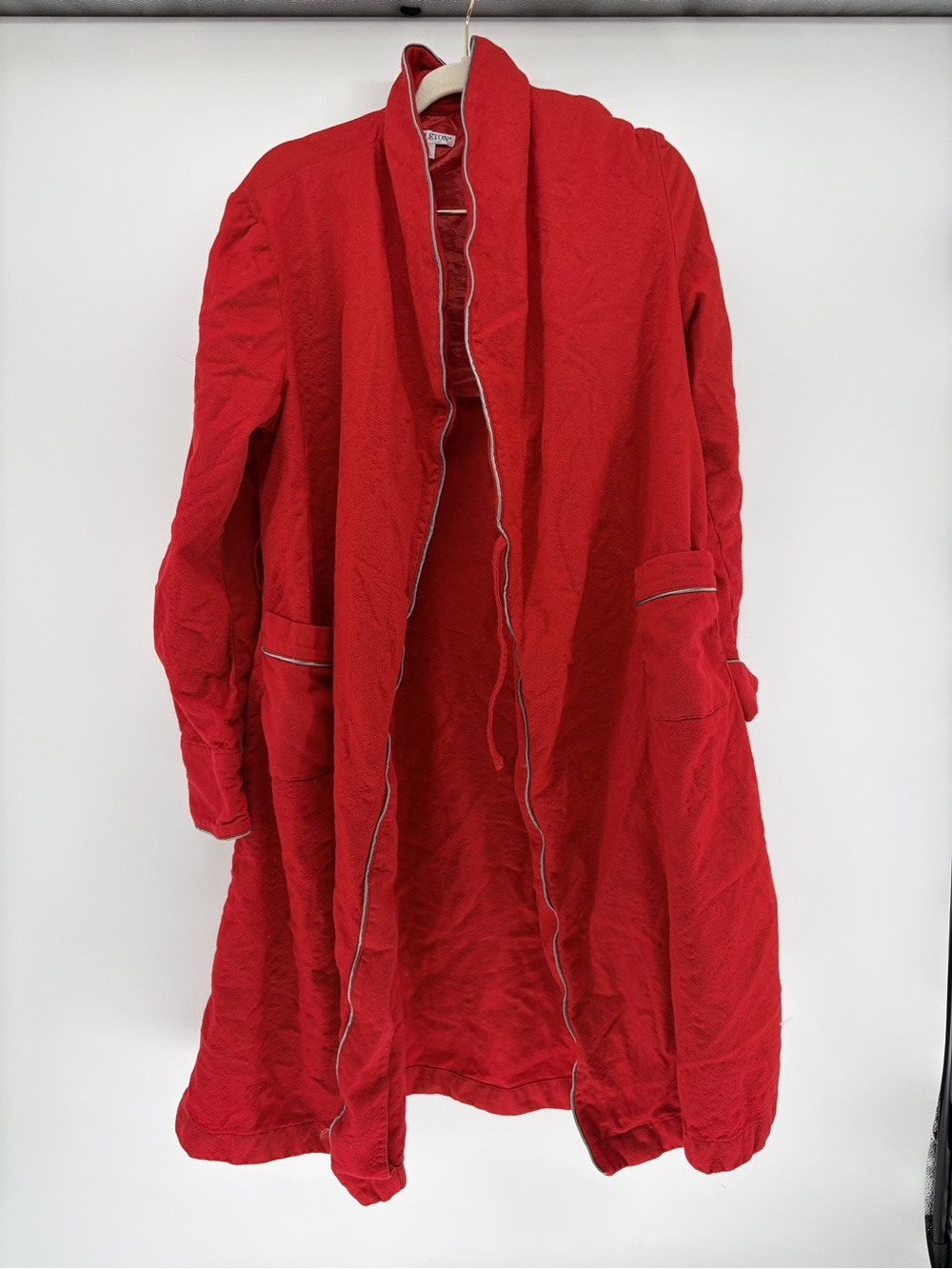 Vintage Pendleton Wool Robe Medium Red no belt